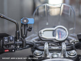 Motorcycle - 1" Ball Adaptor Mounts Quad Lock