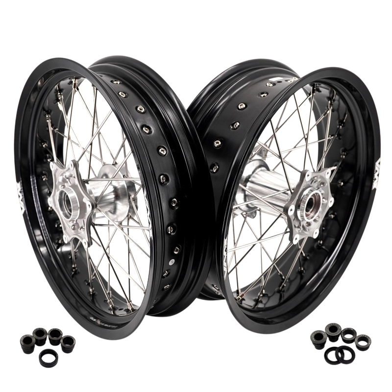 VMX 3.5/5.0 Stark Varg Supermoto ratlankiai Juodi / Sidabriniai