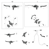 „Talaria Sting“ / X3 galinių stabdžių komplektas