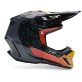FOX šalmas 3 RS Grid Juodas Oranžinis - M dydis